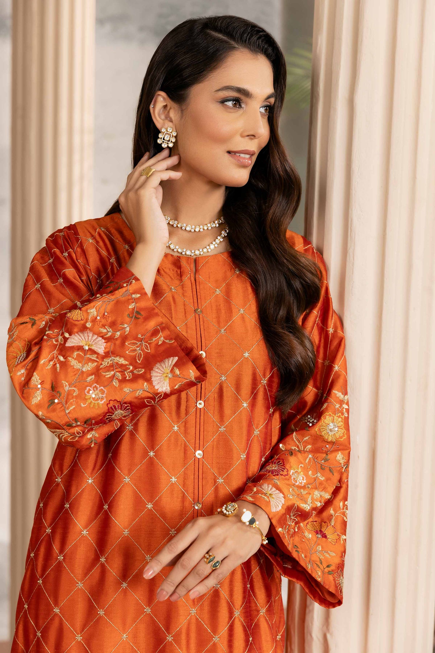 Nishat Linen - Embroidered Fustaan - FW23-05