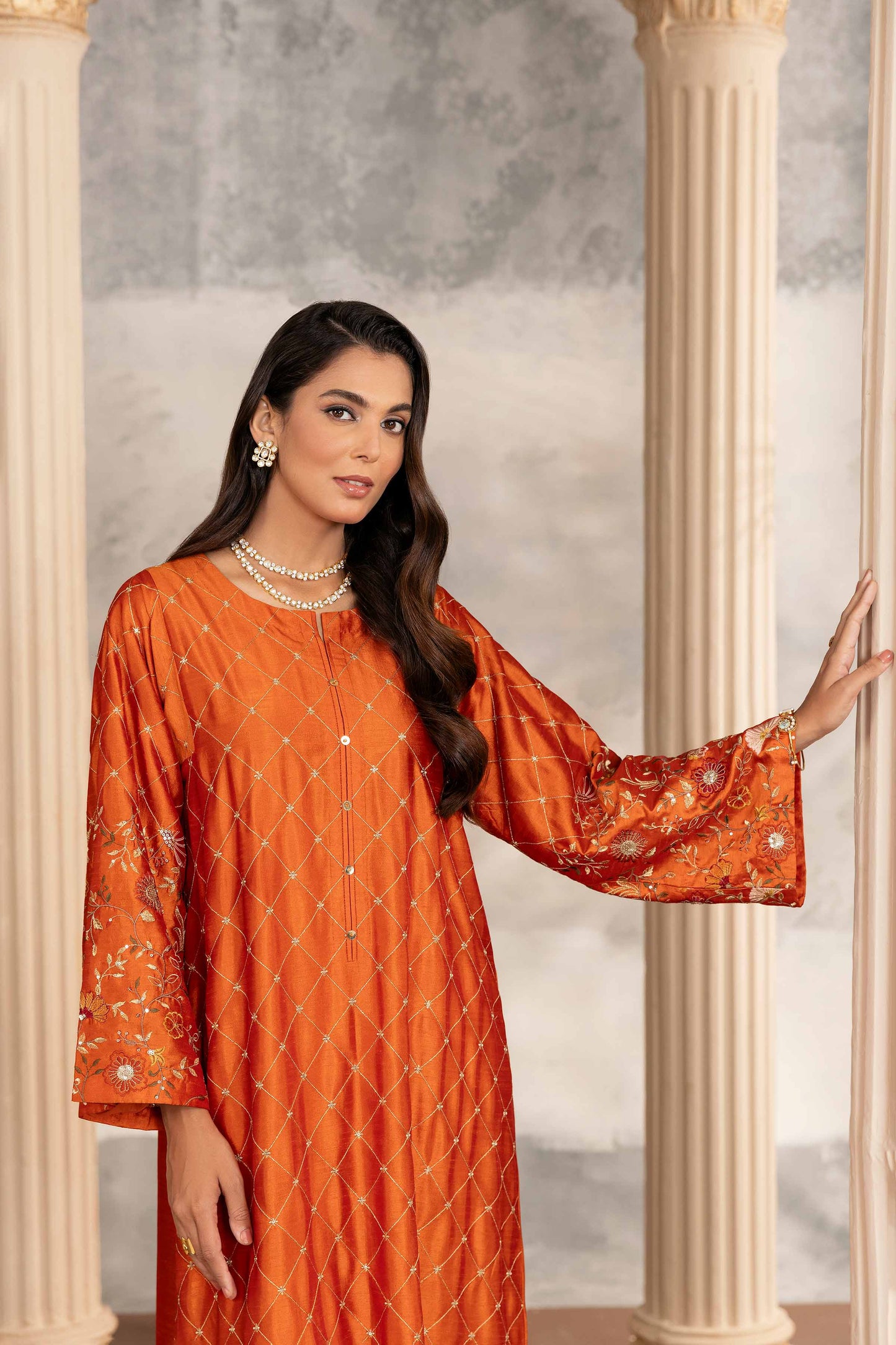 Nishat Linen - Embroidered Fustaan - FW23-05