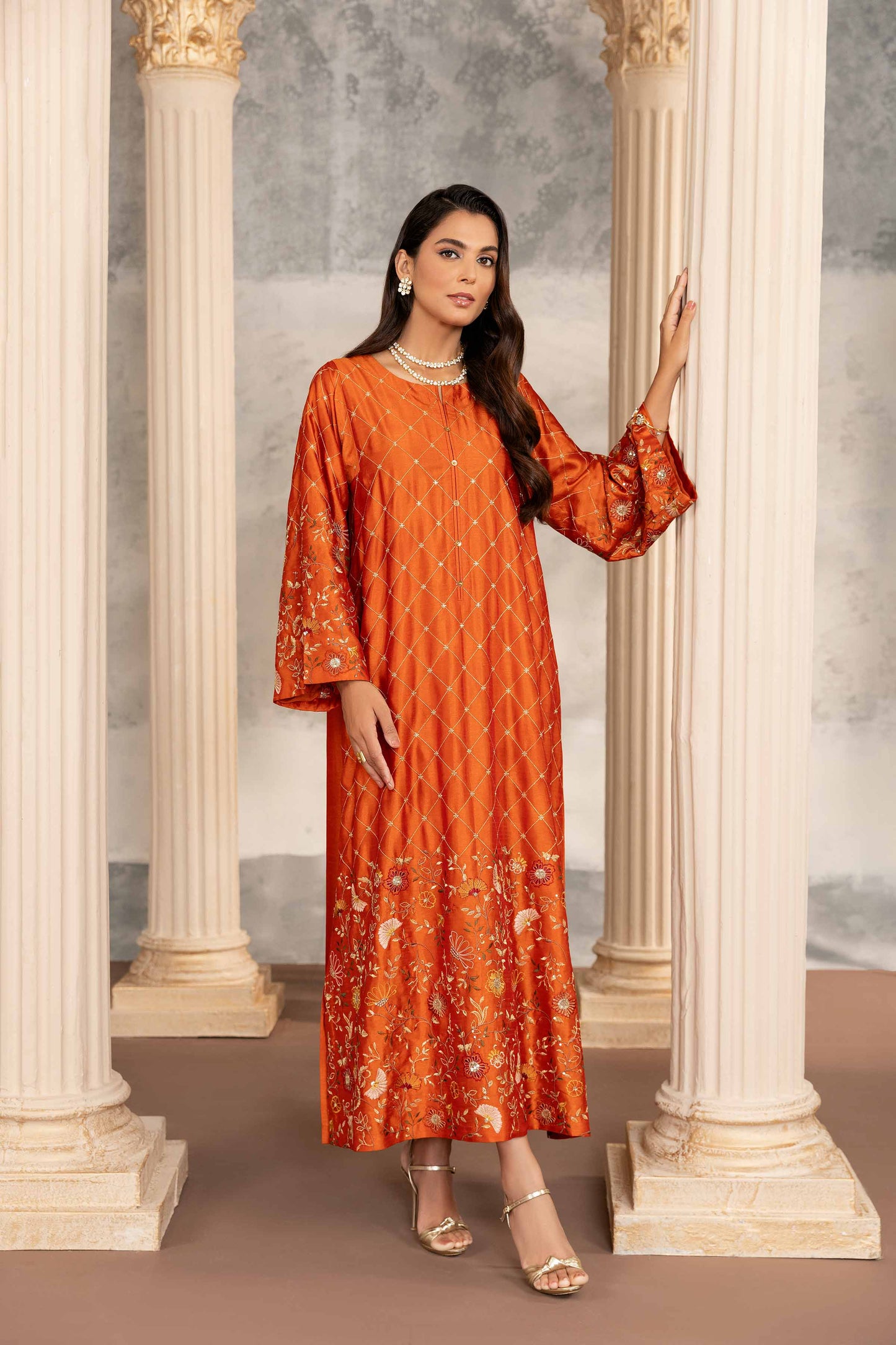 Nishat Linen - Embroidered Fustaan - FW23-05