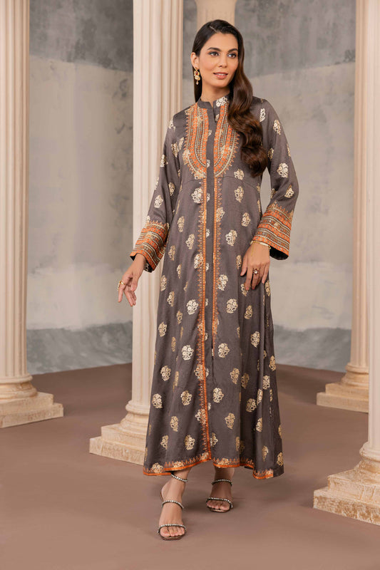 Nishat Linen - Printed Embroidered Fustaan - FW23-06