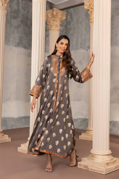 Nishat Linen - Printed Embroidered Fustaan - FW23-06