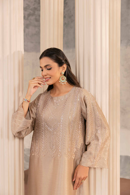 Nishat Linen - Embroidered Fustaan - FW23-08