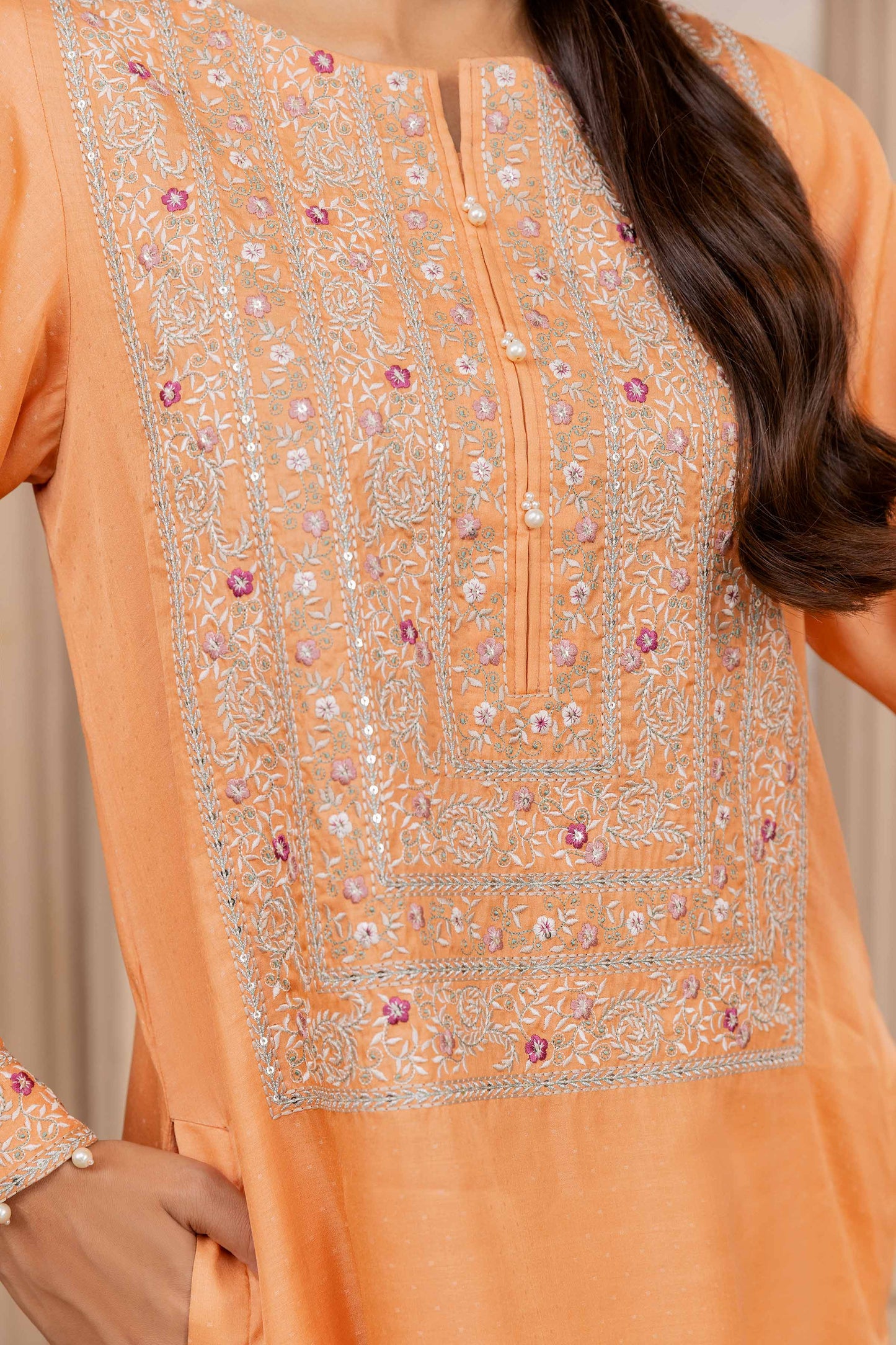 Nishat Linen - Embroidered Fustaan - FW23-09