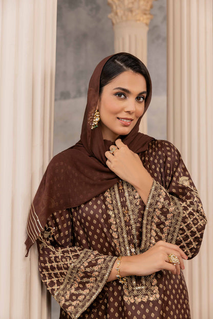 Nishat Linen - Embroidered Fustaan - FW23-10