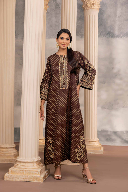 Nishat Linen - Embroidered Fustaan - FW23-10