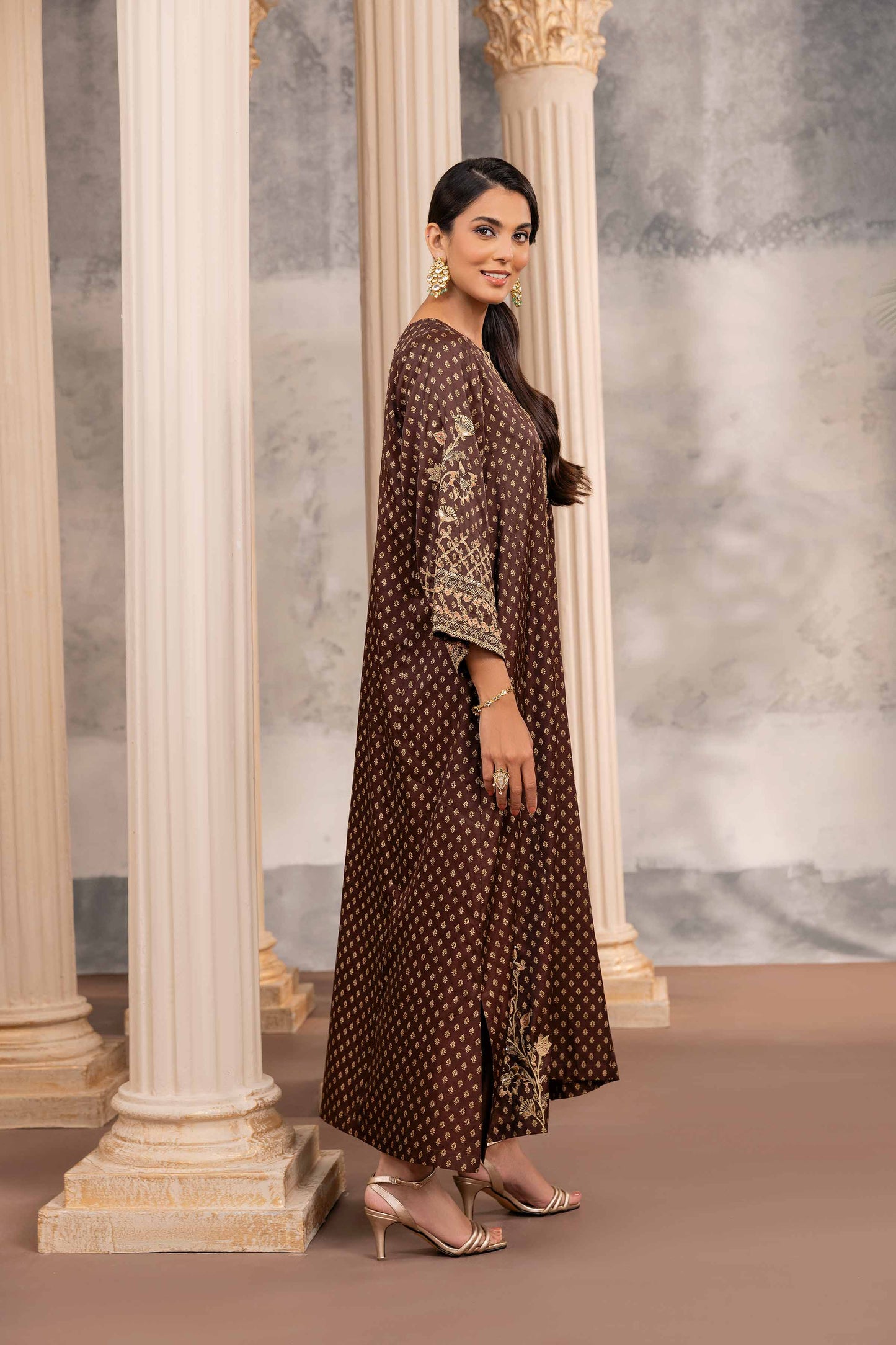 Nishat Linen - Embroidered Fustaan - FW23-10