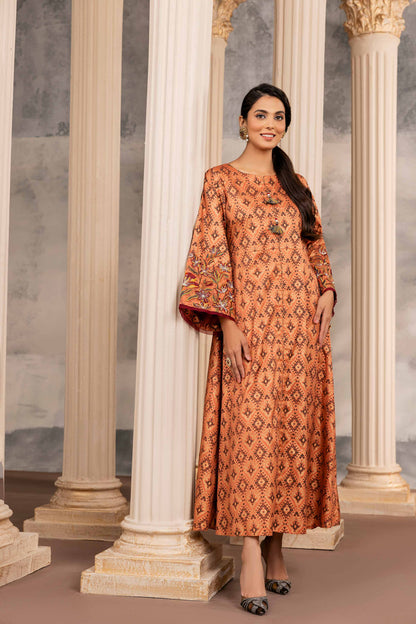 Nishat Linen - Printed Embroidered Fustaan - FW23-11