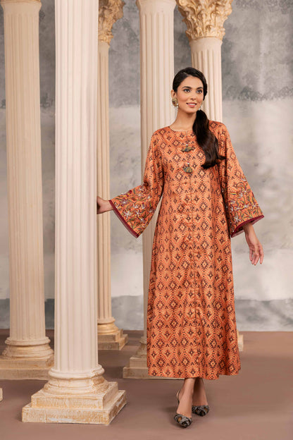 Nishat Linen - Printed Embroidered Fustaan - FW23-11