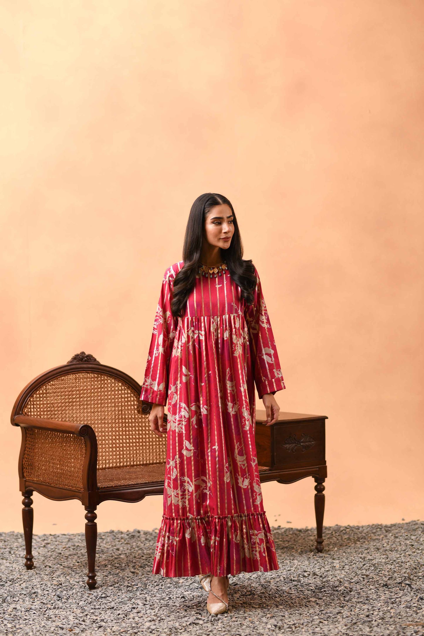 Nishat Linen - Printed Fustaan - FW23-22