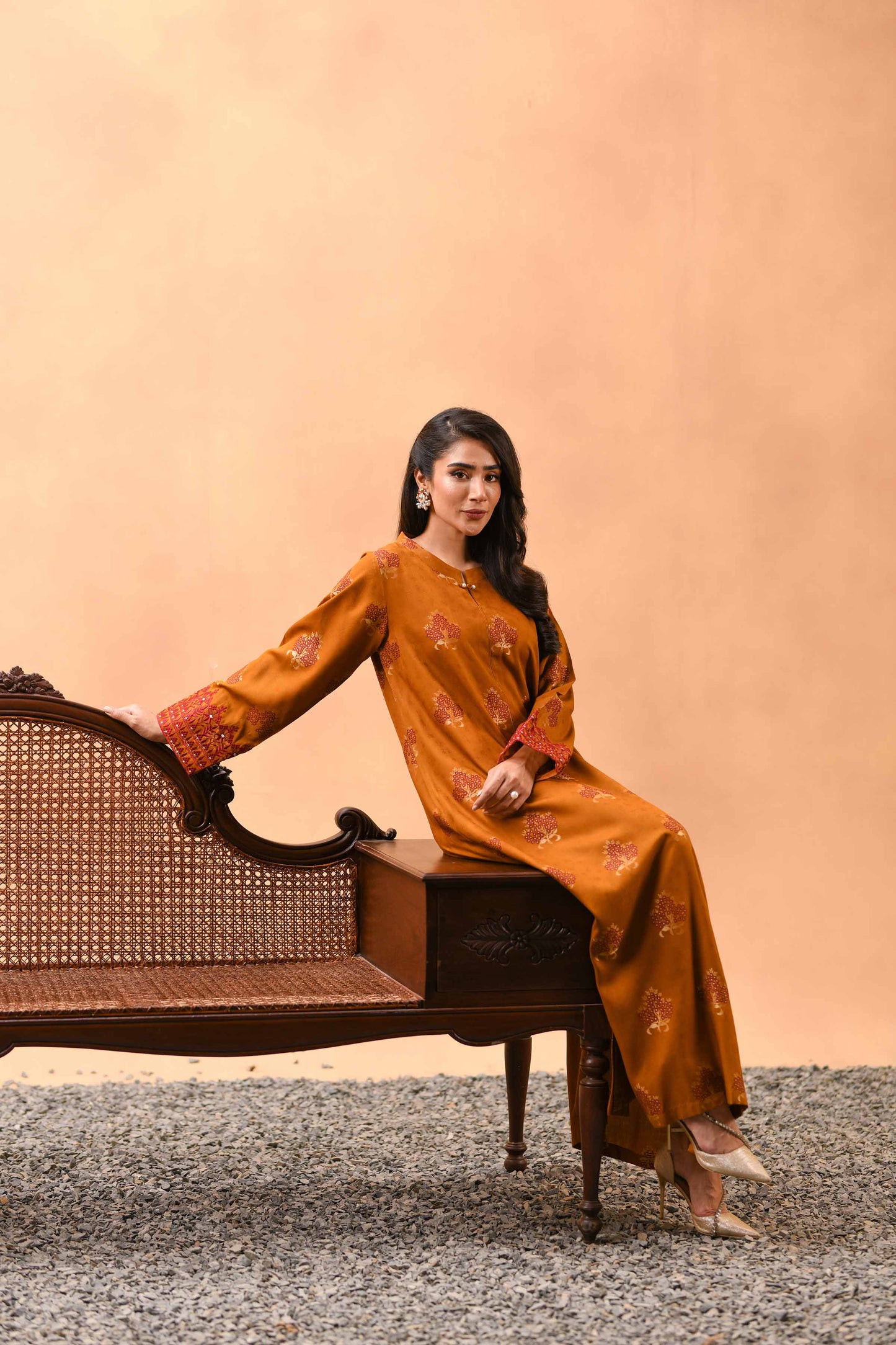 Nishat Linen - Embroidered Fustaan - FW23-23