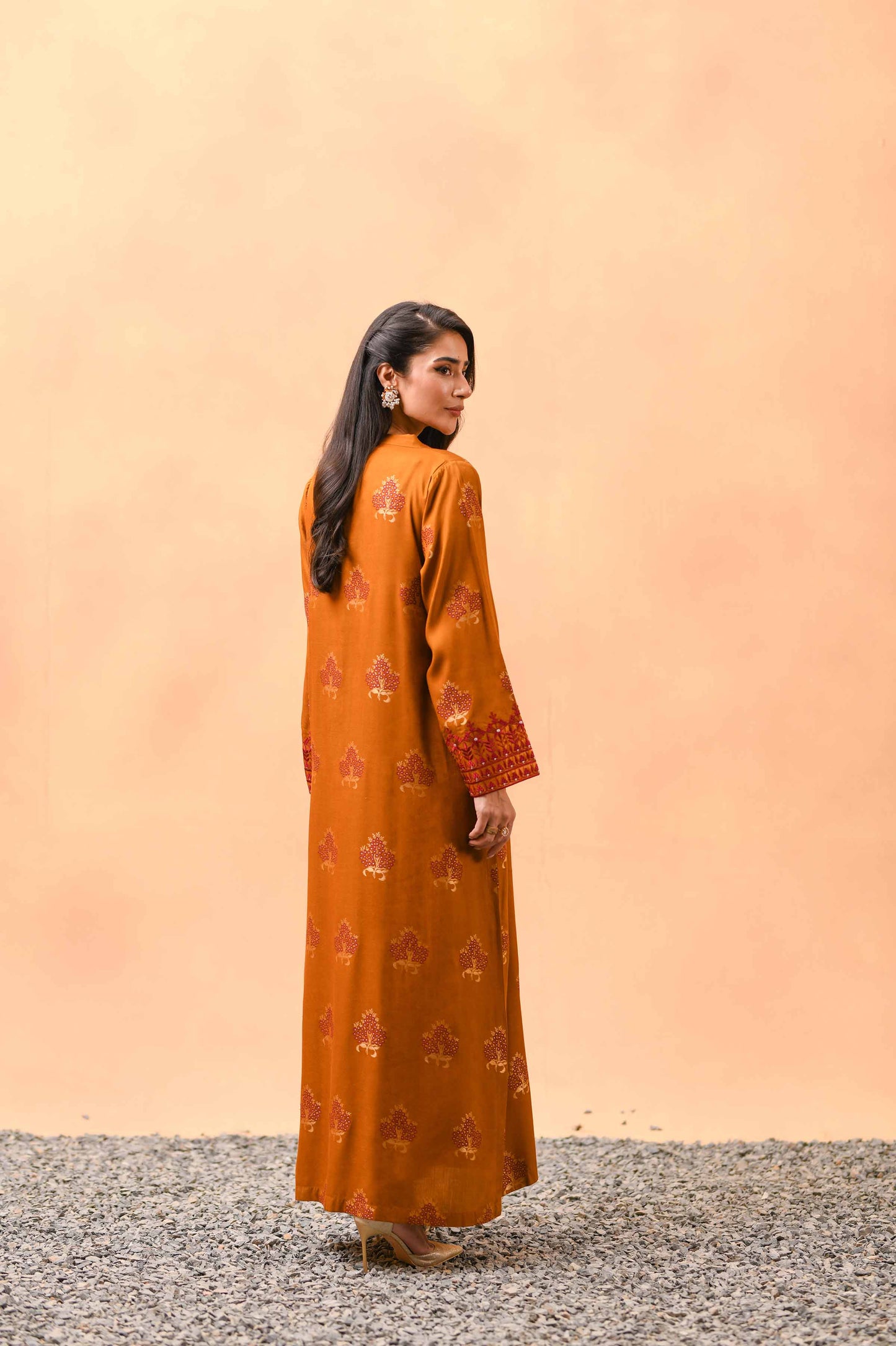 Nishat Linen - Embroidered Fustaan - FW23-23