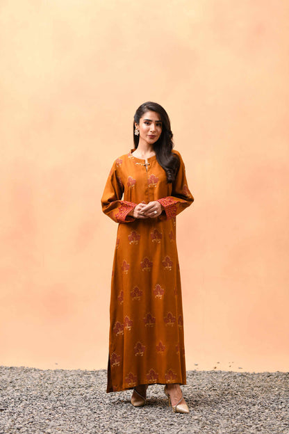 Nishat Linen - Embroidered Fustaan - FW23-23