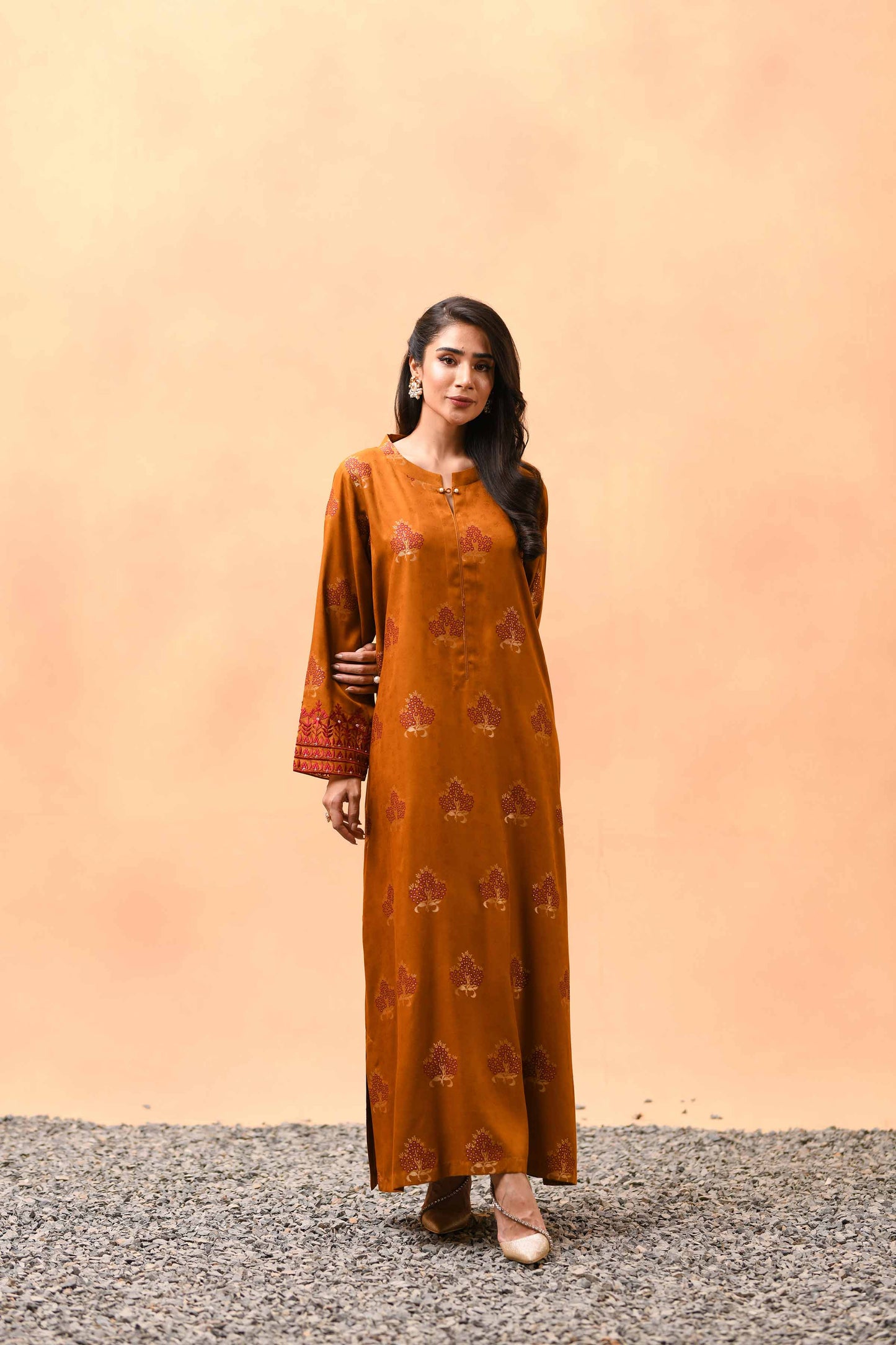 Nishat Linen - Embroidered Fustaan - FW23-23
