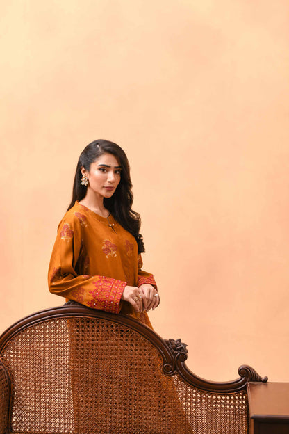 Nishat Linen - Embroidered Fustaan - FW23-23