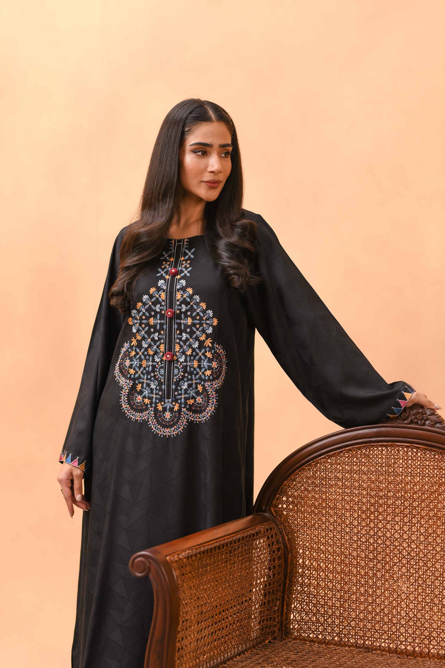 Nishat Linen - Embroidered Fustaan - FW23-28
