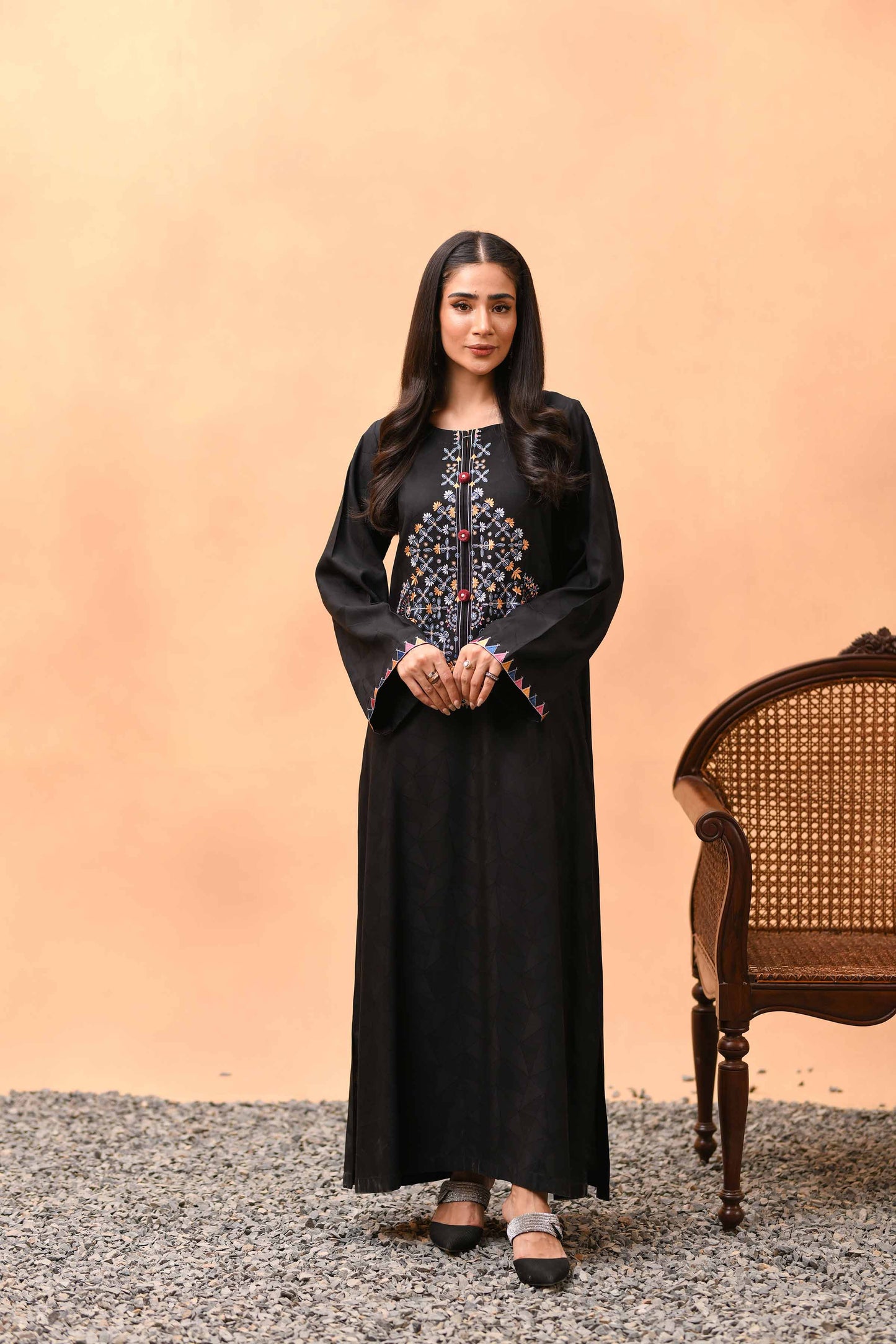 Nishat Linen - Embroidered Fustaan - FW23-28
