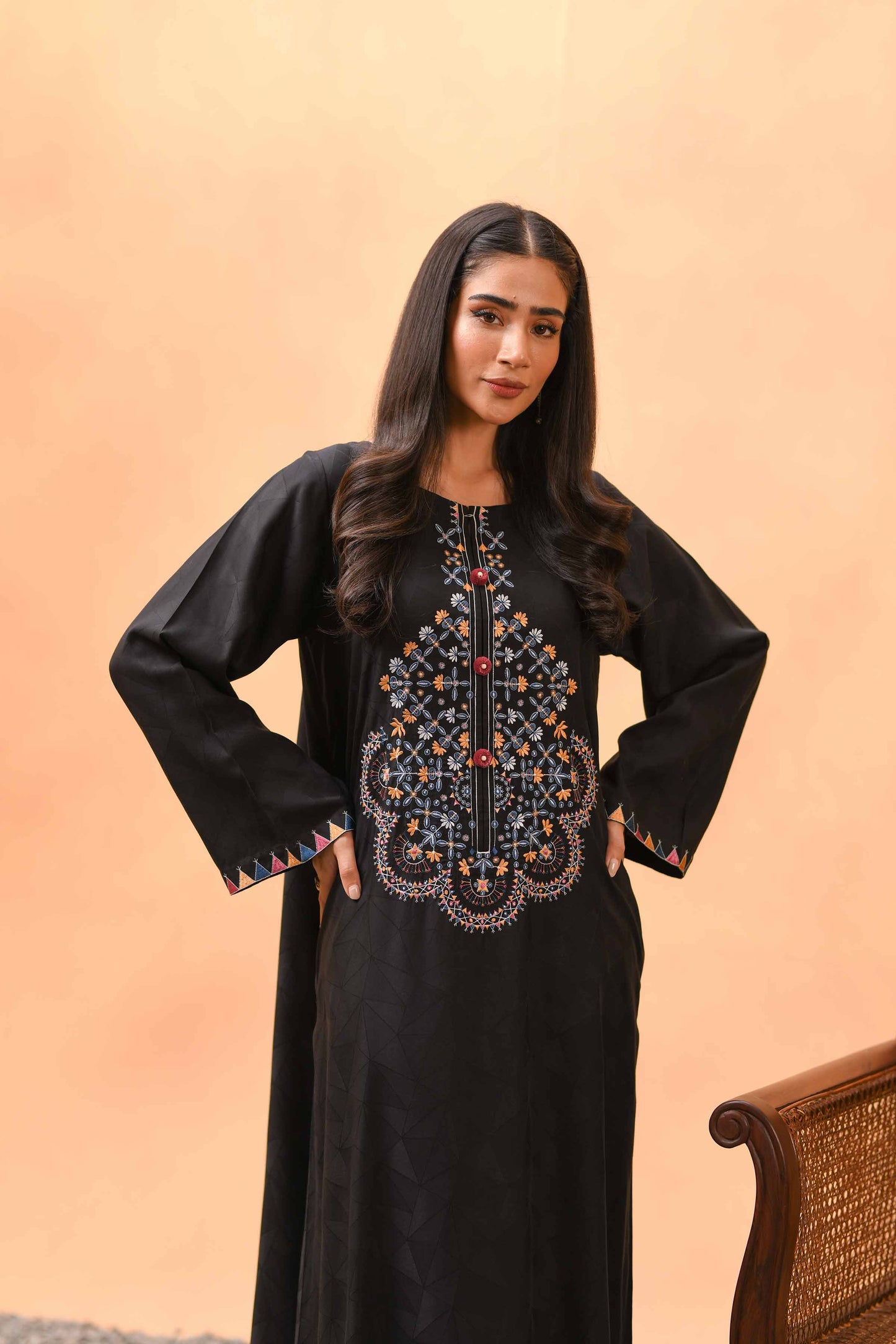 Nishat Linen - Embroidered Fustaan - FW23-28