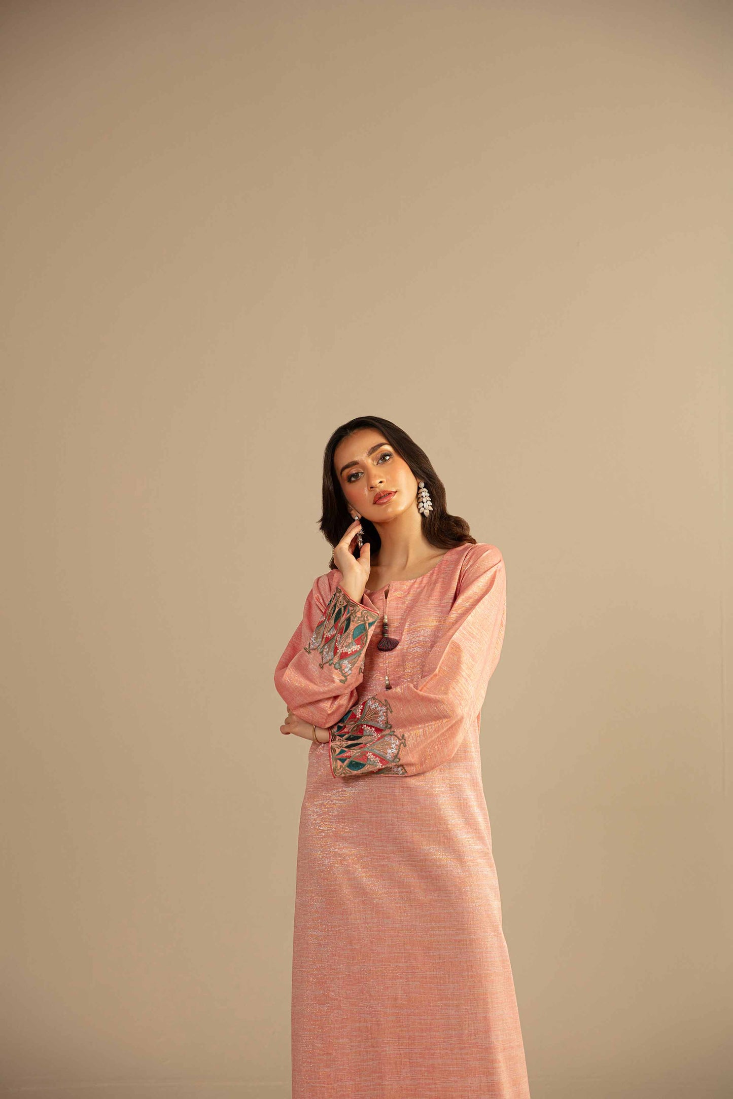 Nishat Linen - Embroidered Fustaan - FW23-34