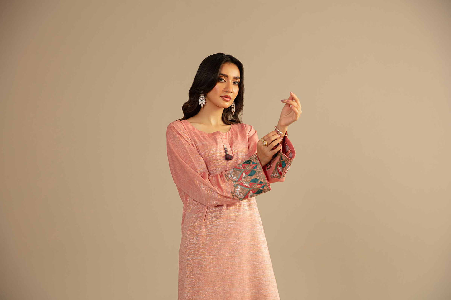 Nishat Linen - Embroidered Fustaan - FW23-34