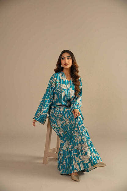 Nishat Linen - Printed Fustaan - FW23-36