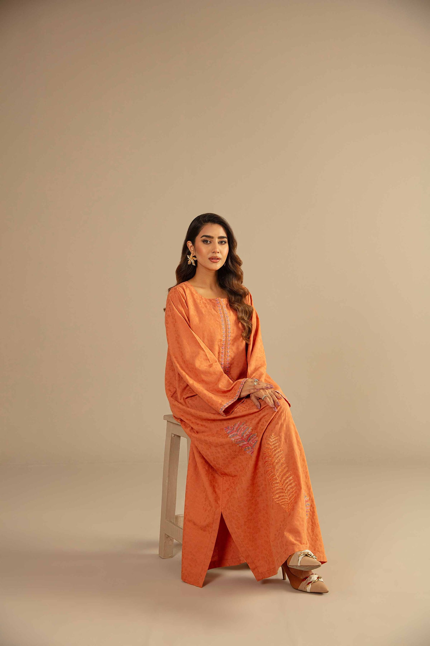 Nishat Linen - Embroidered Fustaan - FW23-43