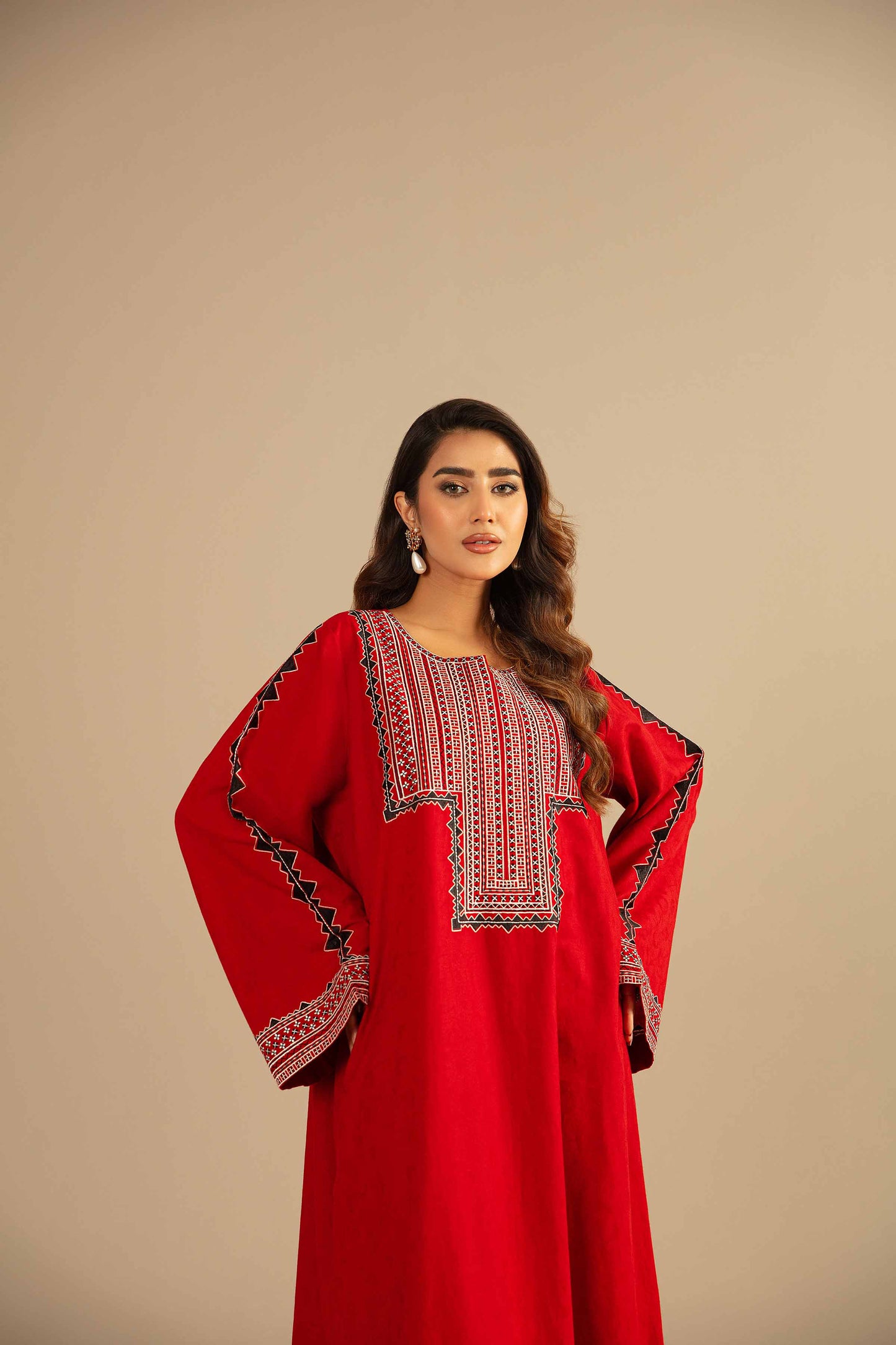 Nishat Linen - Embroidered Fustaan - FW23-44