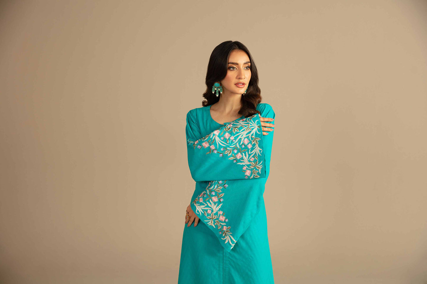 Nishat Linen - Embroidered Fustaan - FW23-45