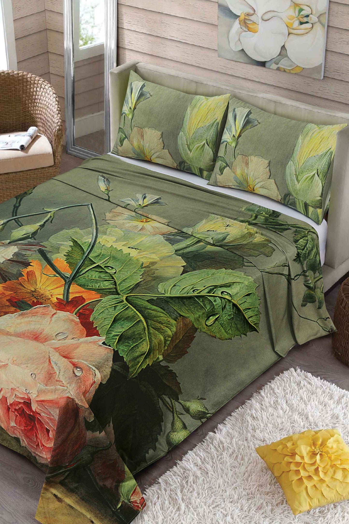 Nishat Linen - Fantacy Rose Sheet Set