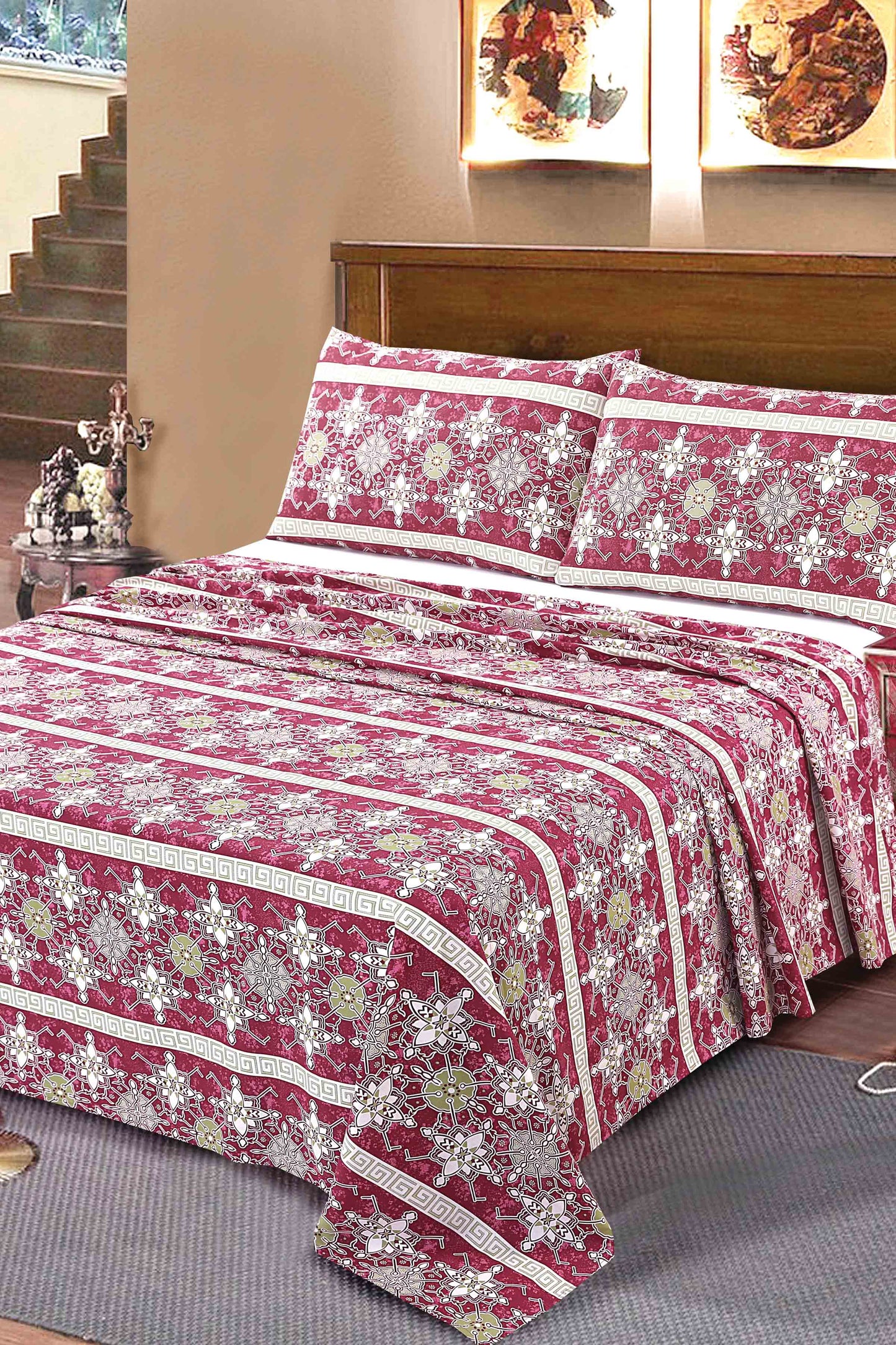 Nishat Linen - Fire Lilly Sheet Set