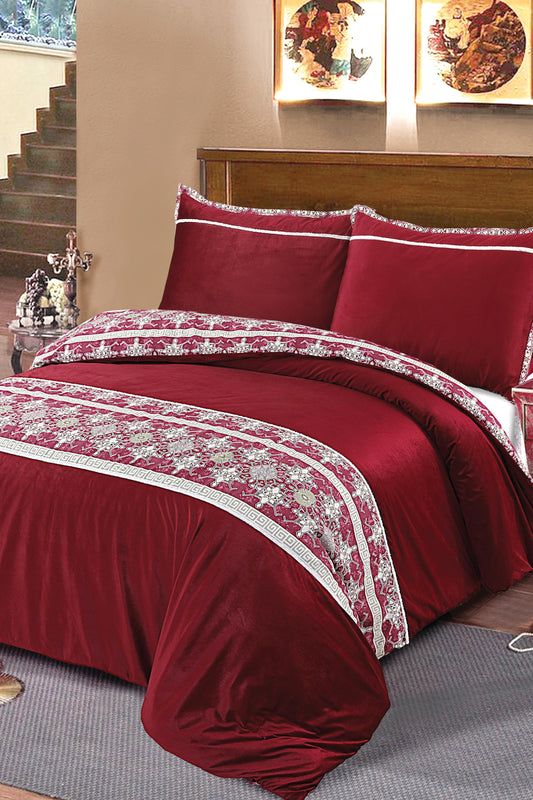 Nishat Linen - Fire Lilly Duvet Cover
