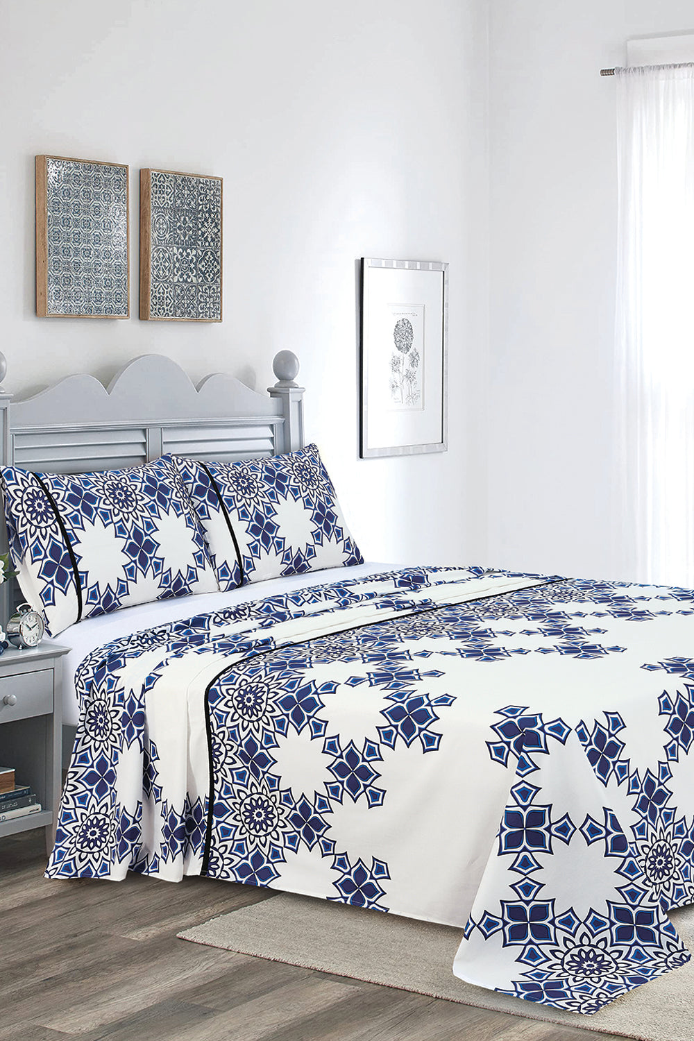 Nishat Linen - Floral Sheet Set