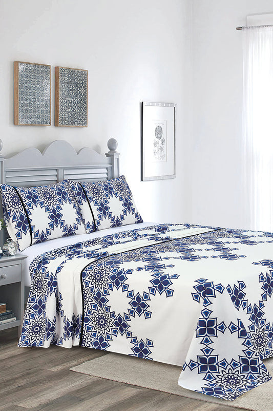Nishat Linen - Floral Sheet Set