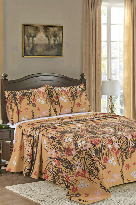 Nishat Linen - Floral Sheet Set