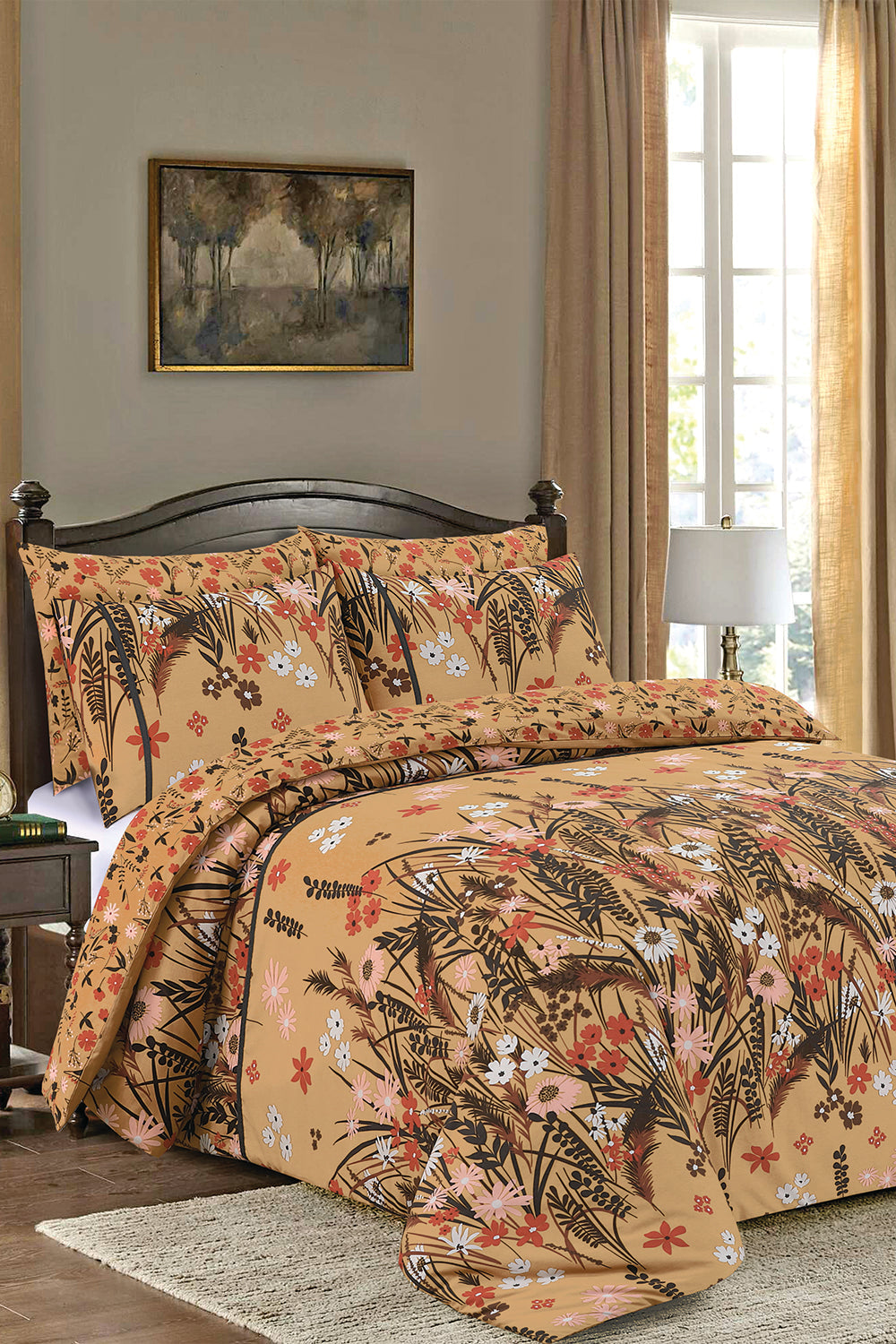 Nishat Linen - Floral Duvet Cover