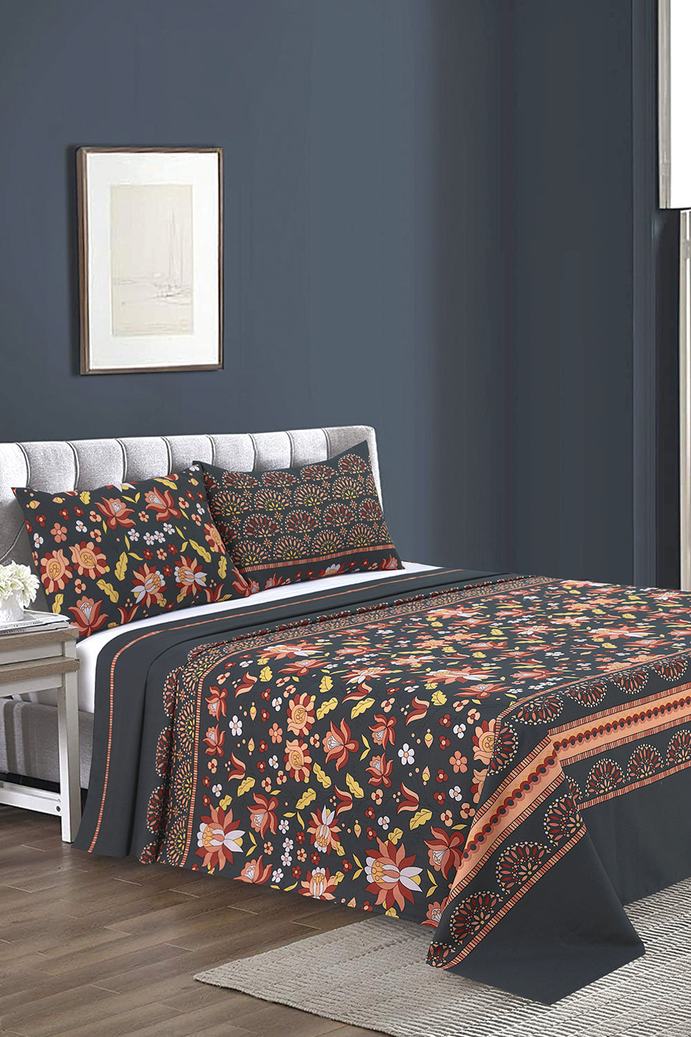 Nishat Linen - Folk Art Sheet Set