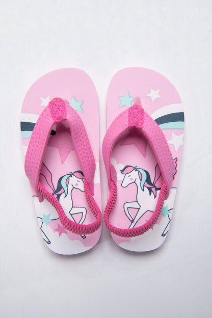 BTW - PRINTED FLAT SLIPPERS