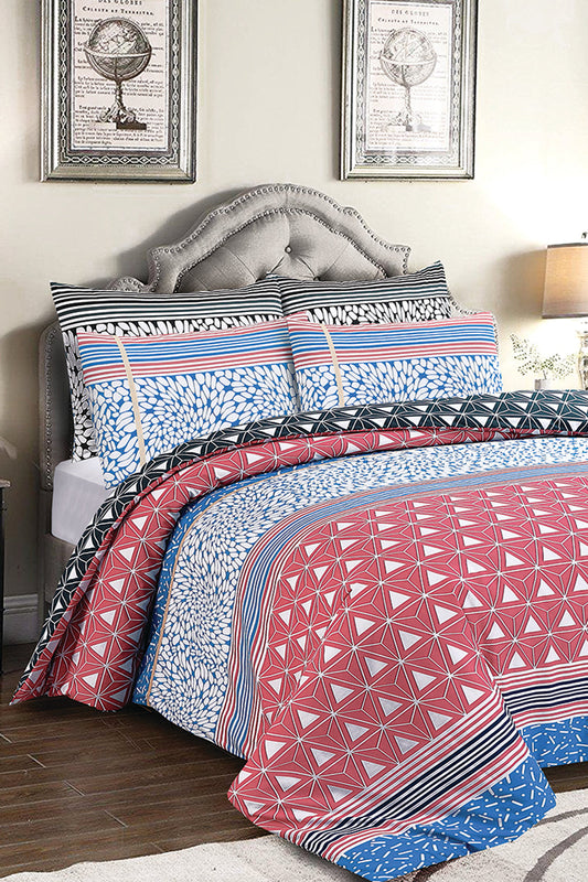 Nishat Linen - Geometric Asymmetric Duvet Cover