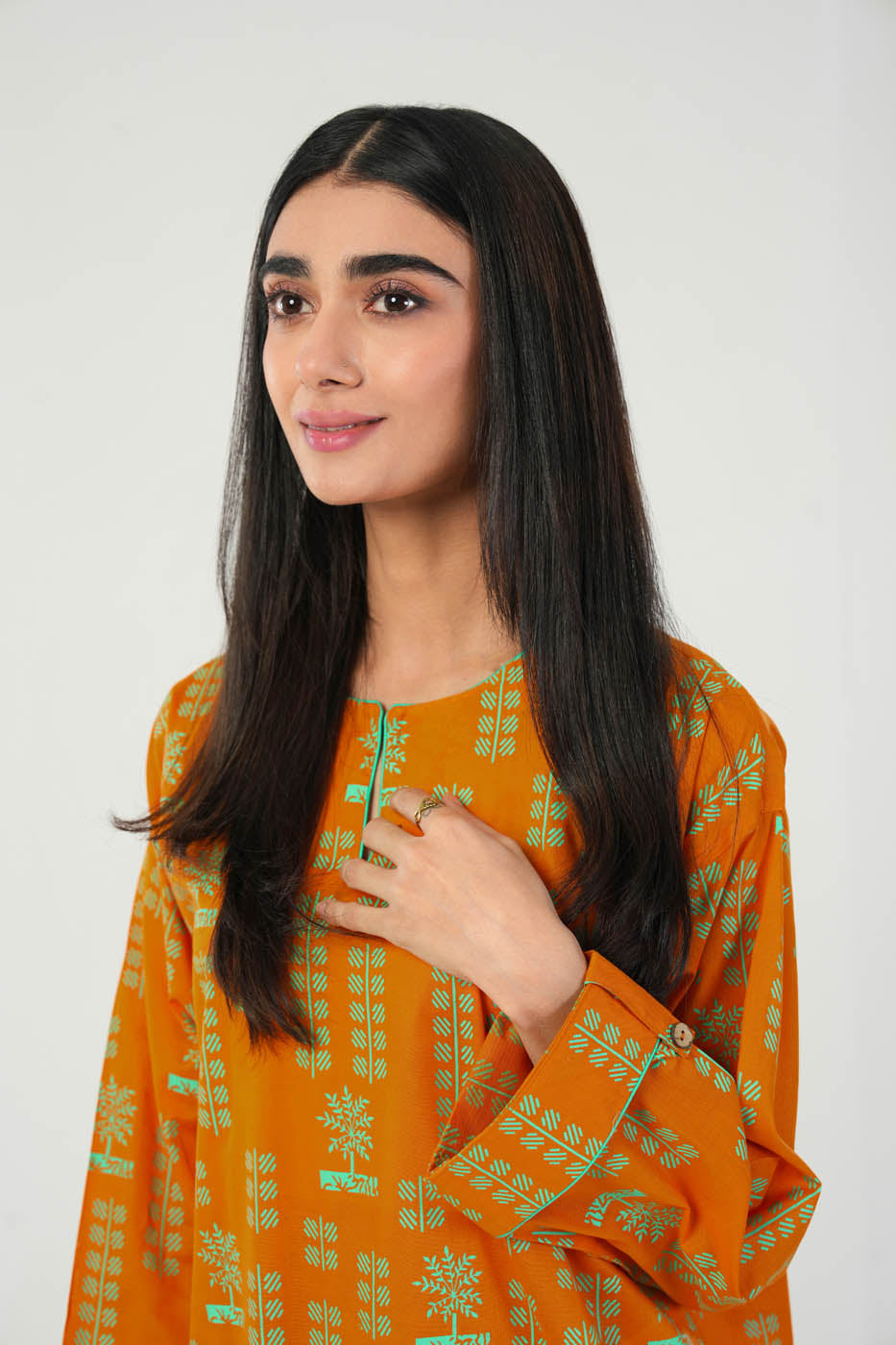 Printed Cambric Kurti