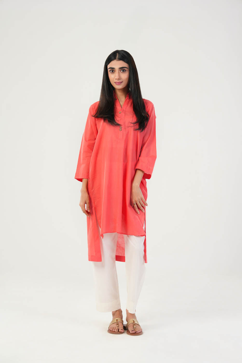 Dyed Dobby Kurti