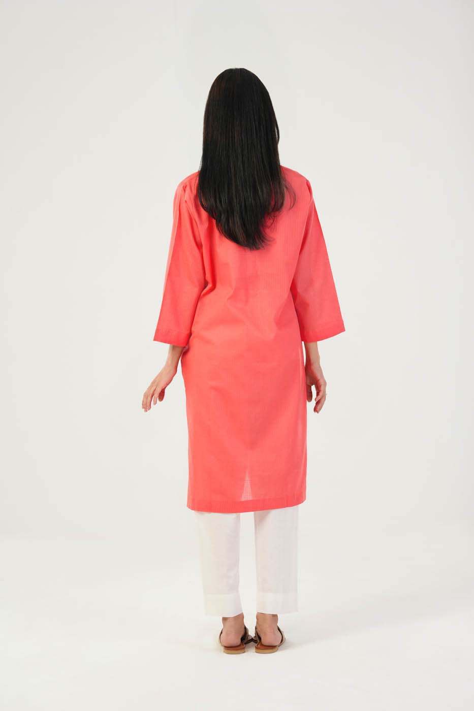 Dyed Dobby Kurti