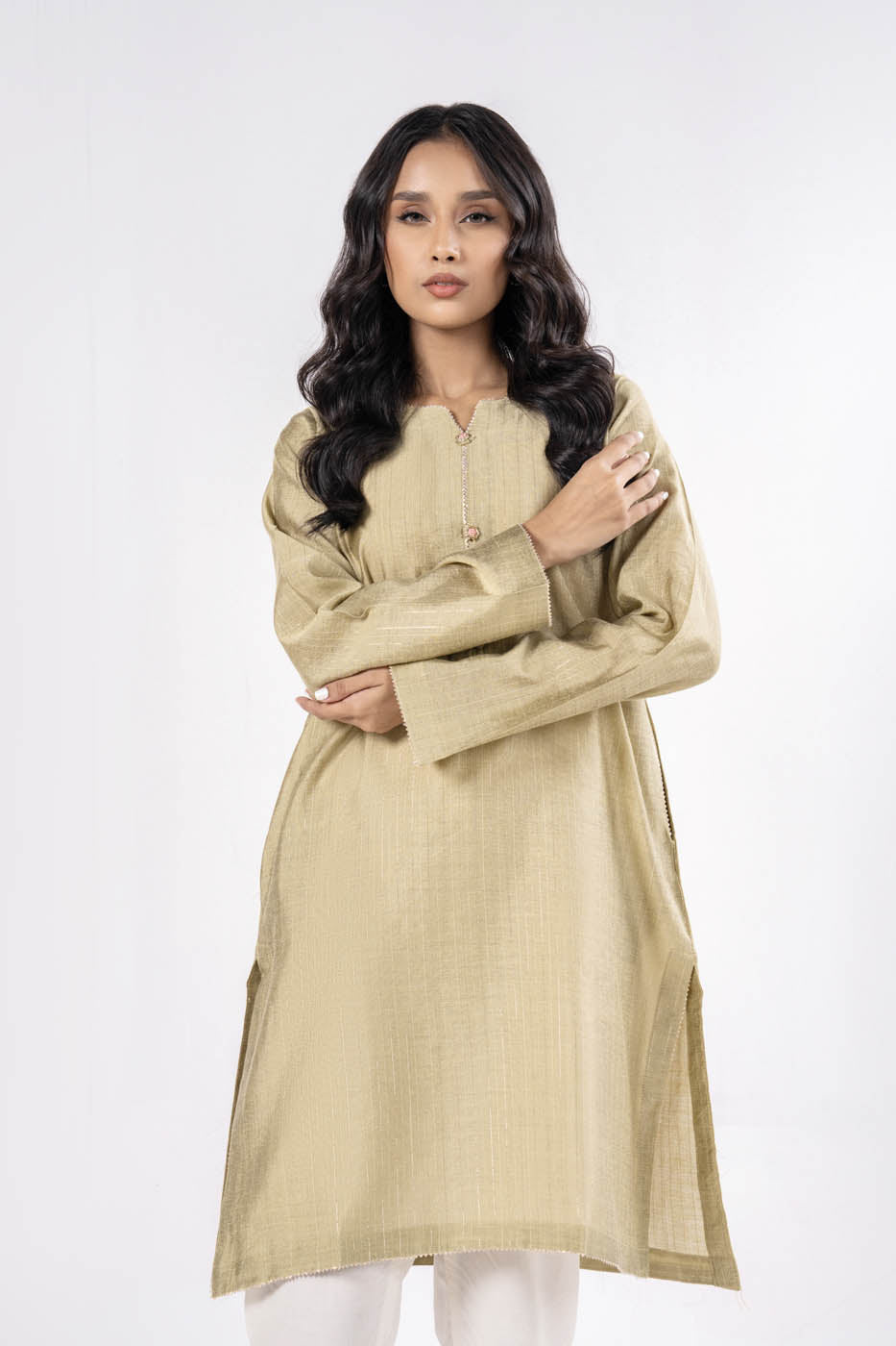 Dyed Zari Kurti