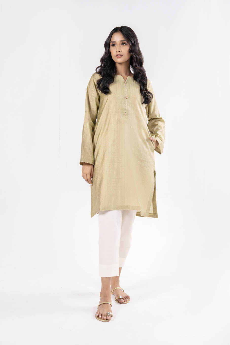 Dyed Zari Kurti