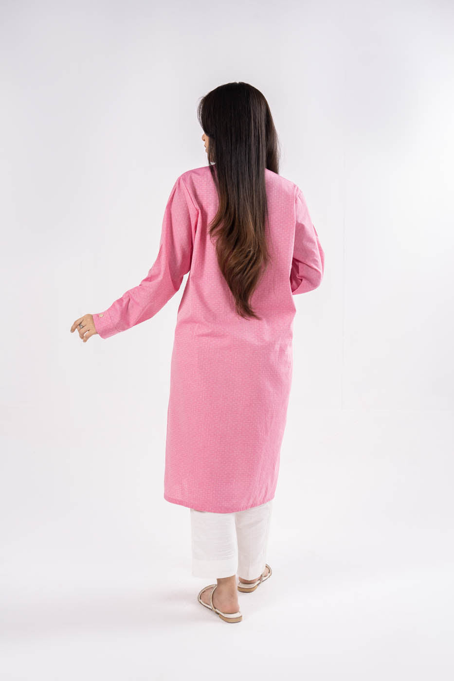 Dyed Dobby Kurti