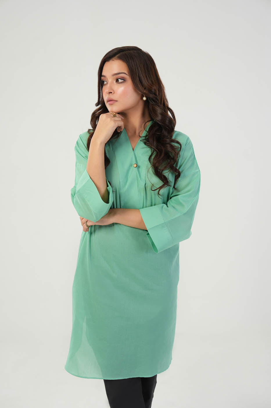 Dyed Lawn Kurti