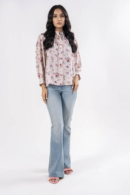 Printed Chiffon Shirt