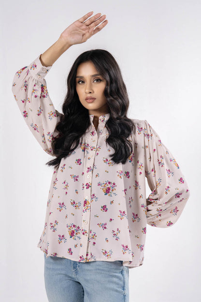 Printed Chiffon Shirt