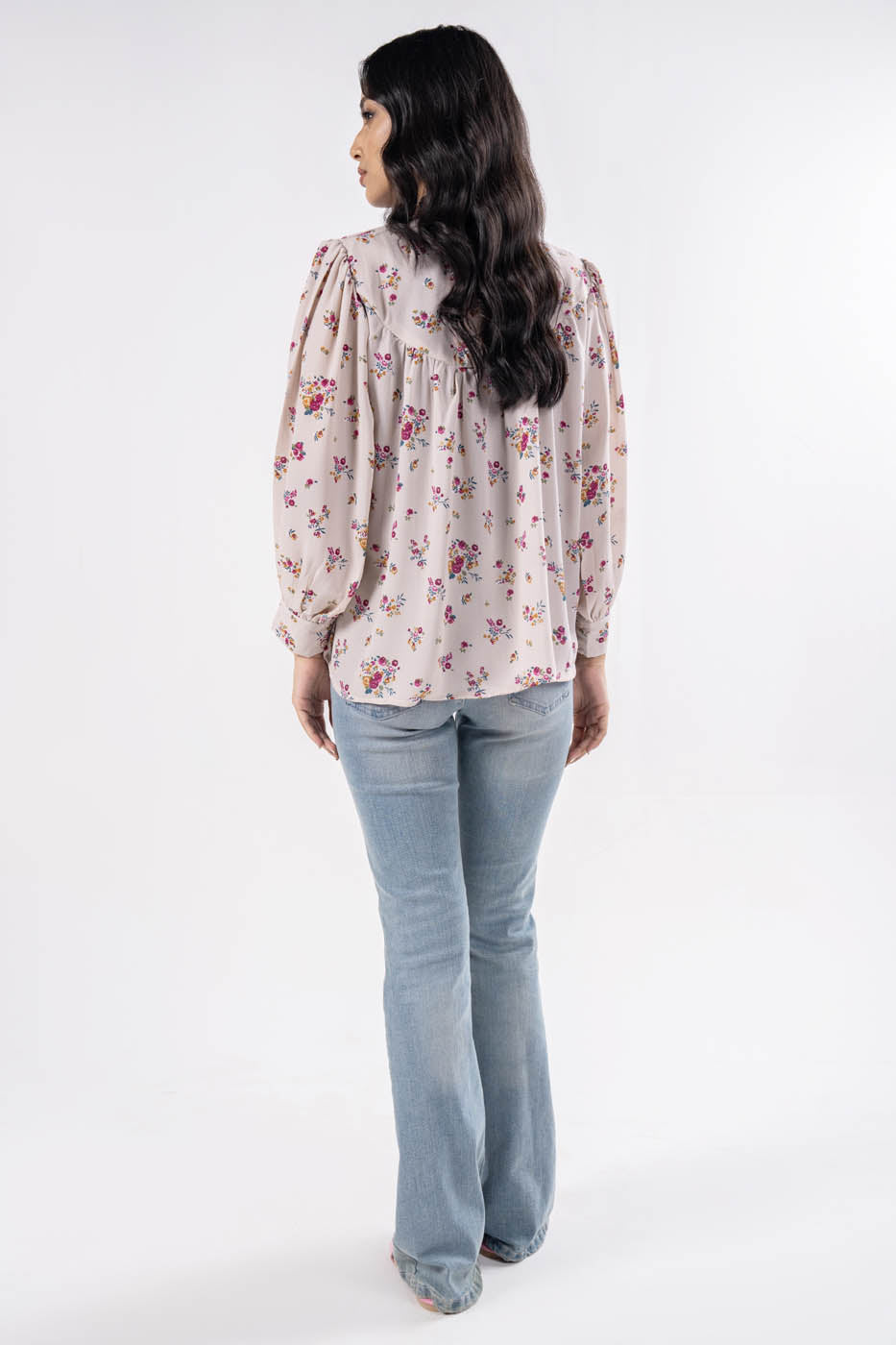 Printed Chiffon Shirt