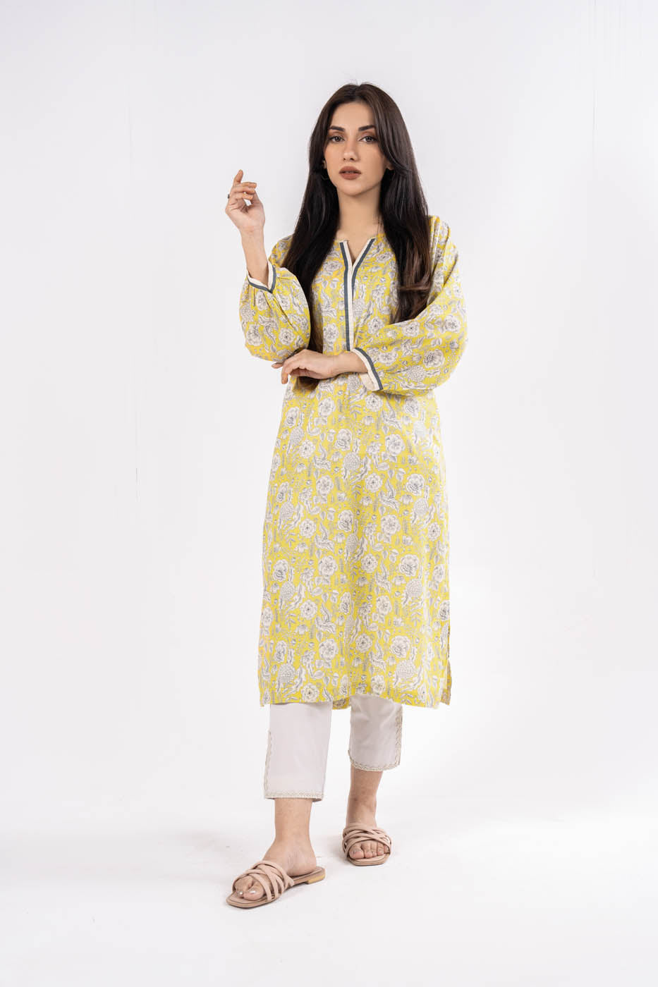 Printed Lawn Kurti