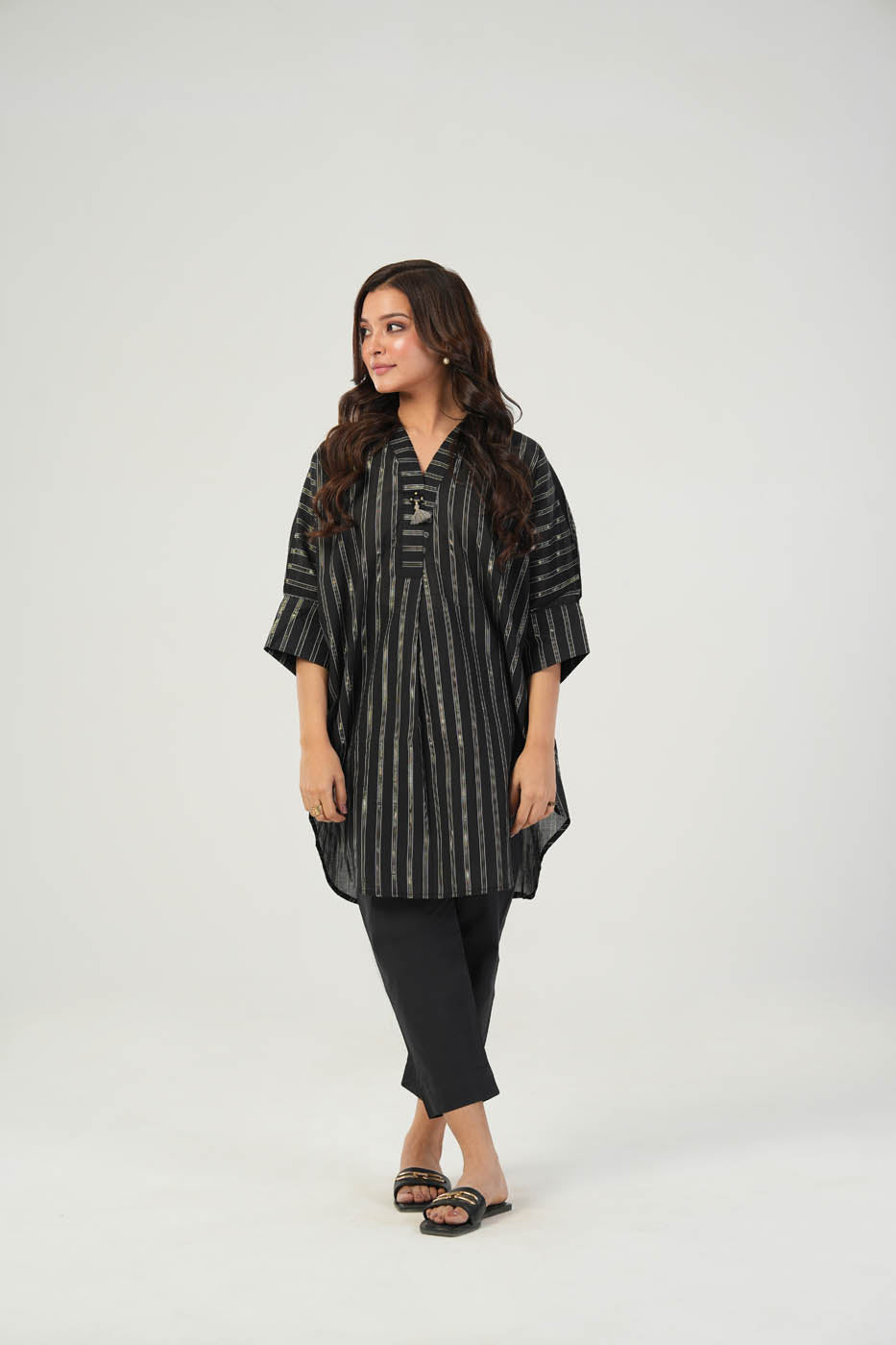 Dyed Zari Kurti