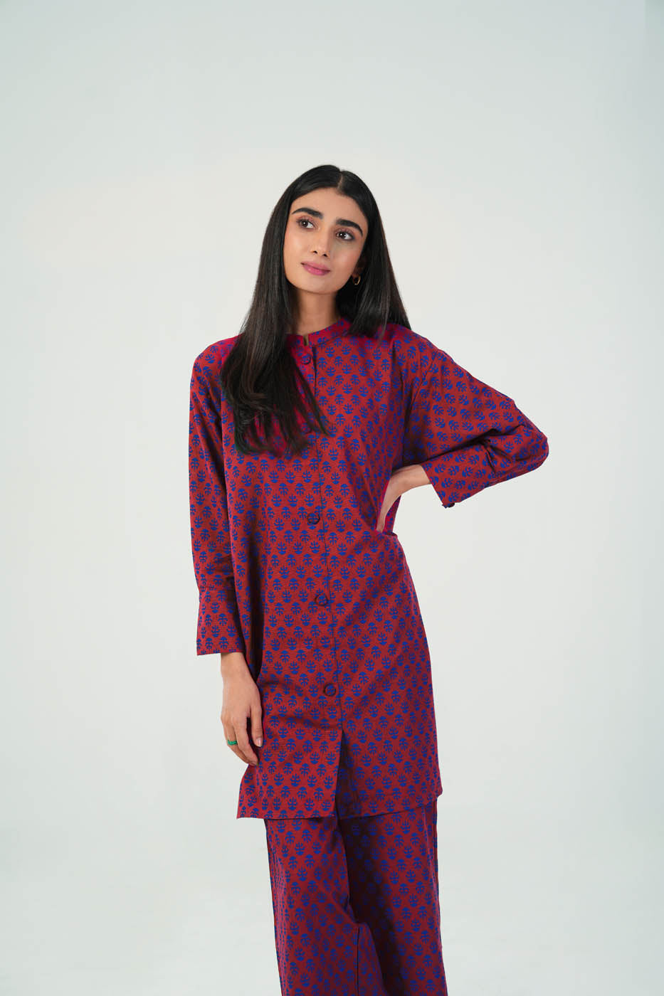 2 Pc Printed Khaddar Outfit